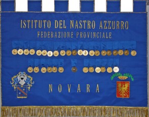 Labaro Medagliere Provinciale dell'Istituto del Nastro Azzurro di Novara