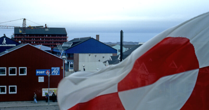 Groenlandia bandiera