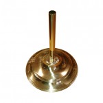Base ottone lucido per bandiera