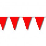 Festone di bandiere rosso