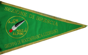 Gagliardetto alpino ricamato