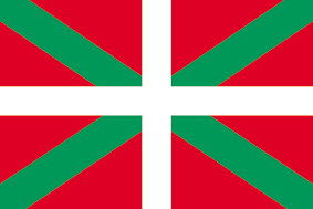 Bandiera Gemelli e cravatta Pin Set Spagna Paese basco 