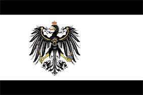 Bandiera da pennone Regno di Prussia 50x75cm 