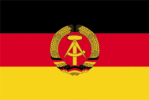 Bandiera Repubblica Democratica Tedesca DDR