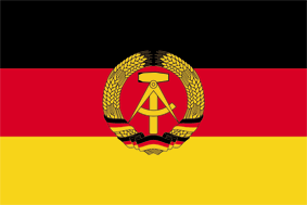 U24 Bandiera Bandiera DDR VOLK polizia emblema Boot Bandiera qualità premium 20 x 30 cm 