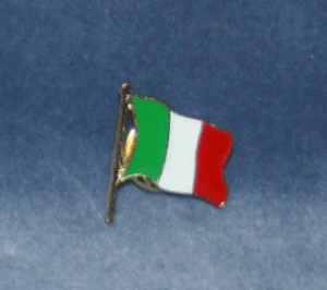 Spilla da giacca smaltata Italia