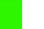 Bandiera verde e bianca