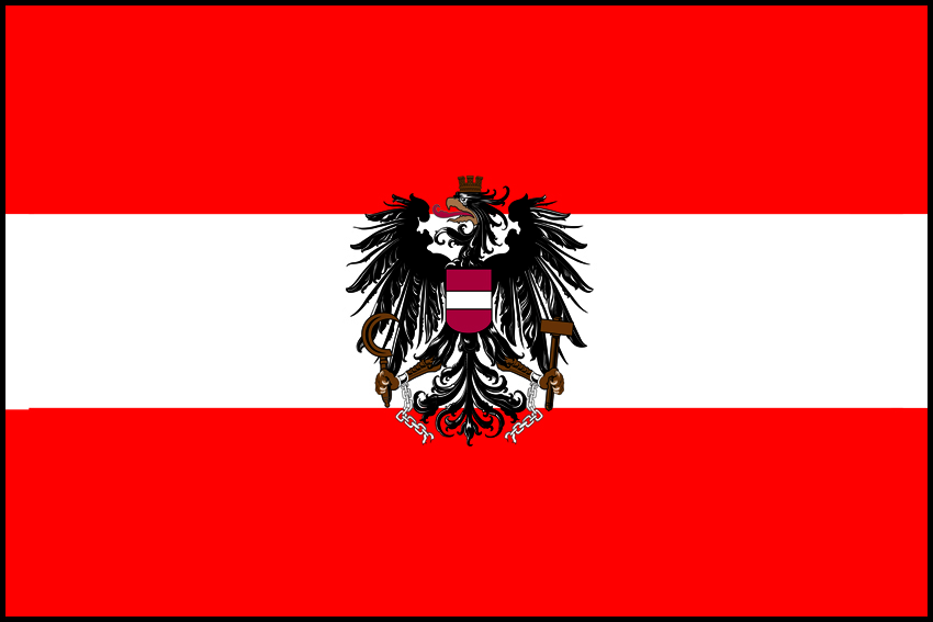 Bandiera/bandiera Austria-Wien STEMMA hissflagge 90 x 150 cm 
