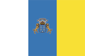 Bandiera Canarie 20x30 Cm – Qualità Premium Tedesca, Resistente Alle Intemperie