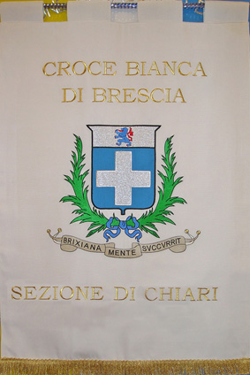 Labaro Croce bianca di Brescia Sezione di Chiari