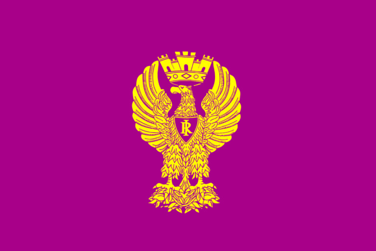 Christian: Bandiera Della Polizia Penitenziaria Con Stemma Del Corpo E Freggio