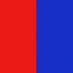 Bandiera bicolore rosso blu