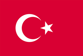 Bandiera Turchia in poliestere leggero